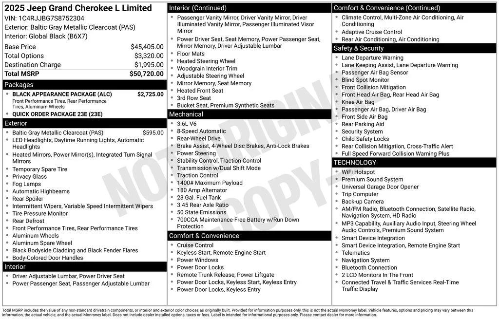 jeep grand cherokee l 2025 1C4RJJBG7S8752304 image jeep grand cherokee l 2025 1C4RJJBG7S8752304 image